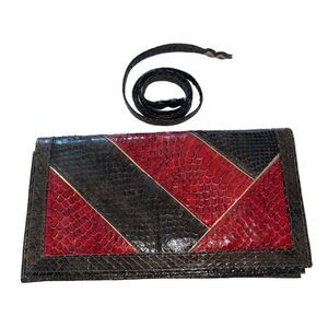 Genuine Snakeskin Vintage Clutch 